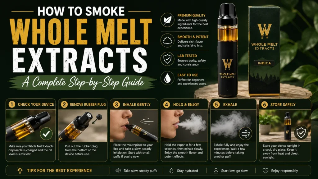 How to Smoke Whole Melt Extracts