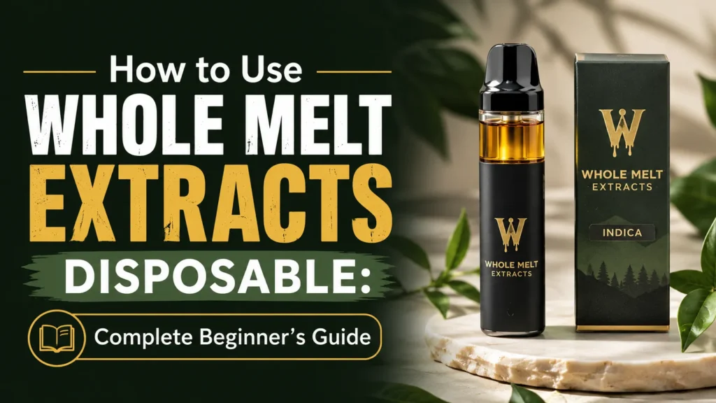 How to Use Whole Melt Extracts Disposable