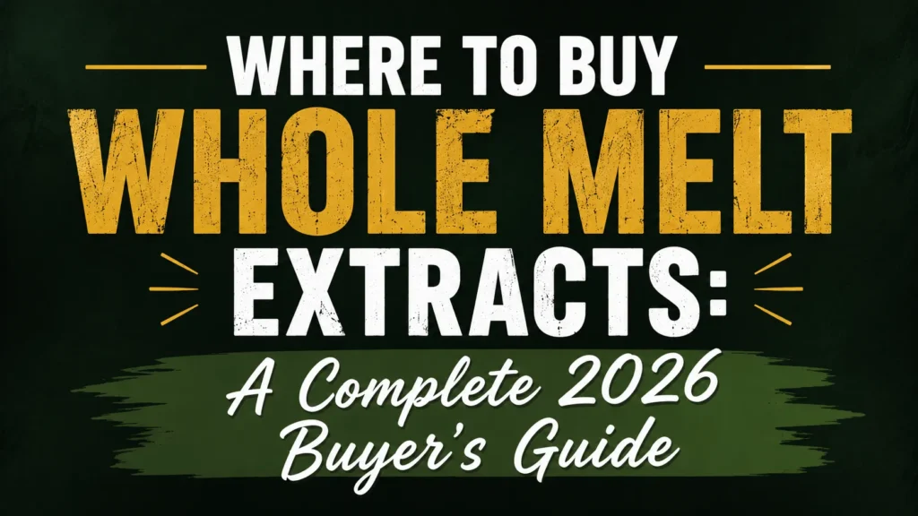 Where to Buy Whole Melt Extracts