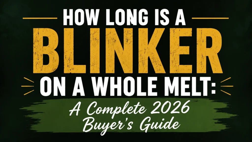 how long is a blinker on a whole melt