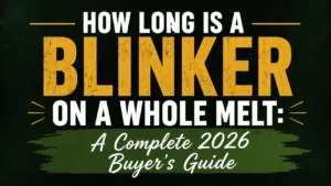 how long is a blinker on a whole melt